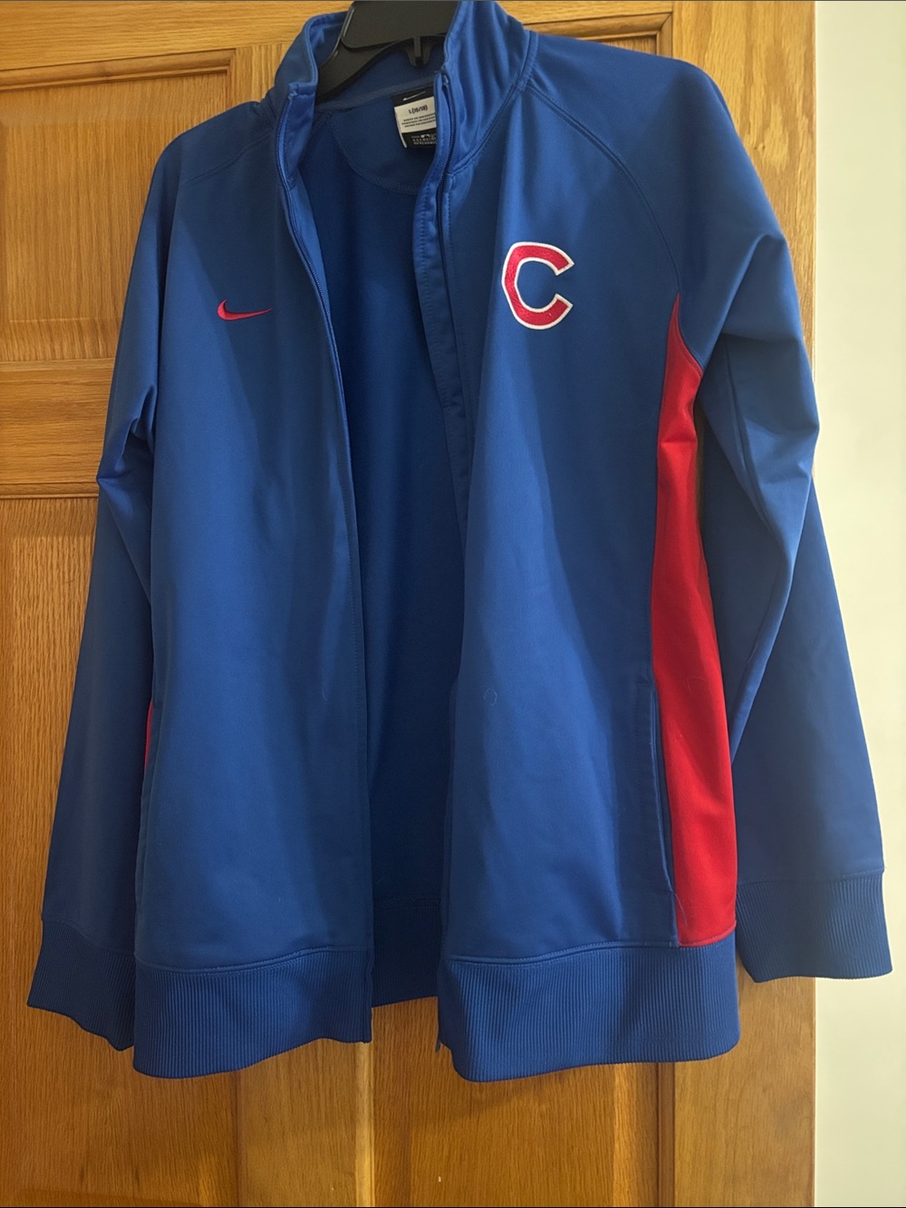 Nike Cubs Royal Blue Jacket with Red Accents